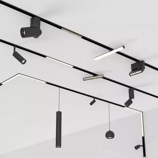 Grila LED Magnetica, Reglabila, 12W, Lumina Neutra, Incastrata, Negru Grila LED Magnetica, Reglabila, 12W, Lumina Neutra, Incastrata, Negru