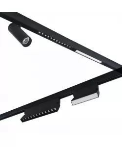 Grila LED Magnetica, Reglabila, 6W, Lumina Neutra, Incastrata, Negru