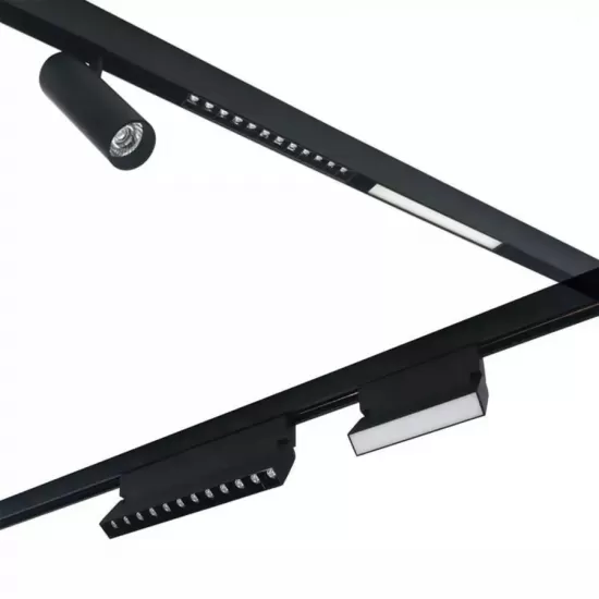 Grila LED Magnetica, Reglabila, 6W, Lumina Neutra, Incastrata, Negru Grila LED Magnetica, Reglabila, 6W, Lumina Neutra, Incastrata, Negru