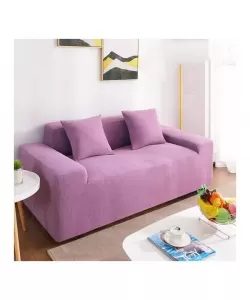 Husa Canapea + Fata de Perna 140x180cm Poliester Mov Husa Canapea + Fata de Perna 140x180cm Poliester Mov