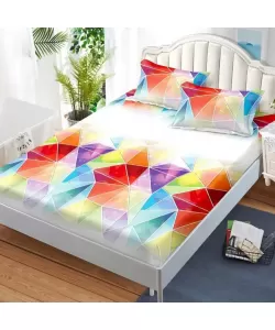 Husa pentru Pat Dublu si 2 Fete de Perna, Bumbac, 180*200 cm, HS/42 Husa pentru Pat Dublu si 2 Fete de Perna, Bumbac, 180*200 cm, HS/42