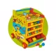 Jucarie de Construit Educativa Montessori Multifunctionala, Multicolor, 35 Piese, Lemn si Plastic