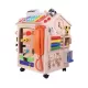 Jucarie Educativa Montessori tip Casuta Securizata, 20 Piese, Multicolor, Lemn, Metal si Plastic Jucarie Educativa Montessori tip Casuta Securizata, 20 Piese, Multicolor, Lemn, Metal si Plastic
