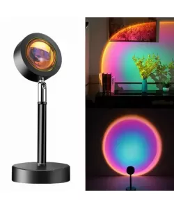 Lampa cu Lupa, Apus de Soare, 5W, Stecher, Mov, Metal