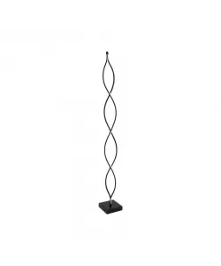 Lampadar LED Piscius, 120W, Lumina Rece/Calda/Neutra, Metal si Acril, Negru