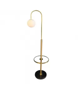 Lampadar Rodney 1x E27 Alb Auriu