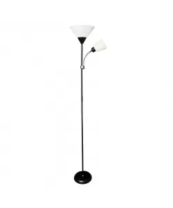 Lampadar Rory 2x E27 Alb Negru