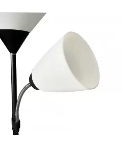 Lampadar Rory 2x E27 Alb Negru