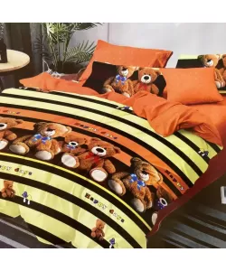 Lenjerie de Pat Cocolino, 2 Persoane, 4 Piese, Microfibra Lenjerie de Pat Cocolino, 2 Persoane, 4 Piese, Microfibra