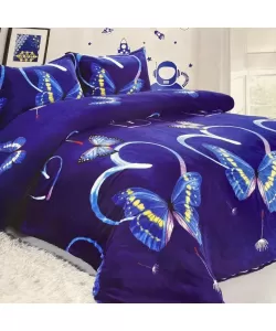 Lenjerie de Pat Cocolino, 2 Persoane, 4 Piese, Microfibra Lenjerie de Pat Cocolino, 2 Persoane, 4 Piese, Microfibra