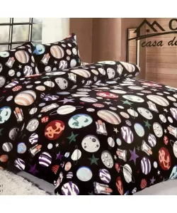 Lenjerie de Pat Cocolino, 2 Persoane, 4 Piese, Microfibra Lenjerie de Pat Cocolino, 2 Persoane, 4 Piese, Microfibra