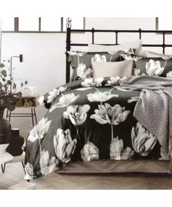 Lenjerie Pat 2 Persoane, 4 Piese, Bumbac Finet, F19/20 Lenjerie Pat 2 Persoane, 4 Piese, Bumbac Finet, F19/20