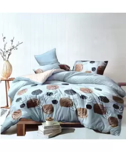 Lenjerie Pat 2 Persoane, 4 Piese, Bumbac Finet, F19/G Lenjerie Pat 2 Persoane, 4 Piese, Bumbac Finet, F19/G