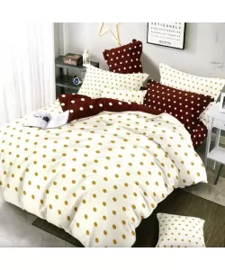 Lenjerie Pat 2 Persoane, 4 Piese, Bumbac Satinat F08/04 Lenjerie Pat 2 Persoane, 4 Piese, Bumbac Satinat F08/04