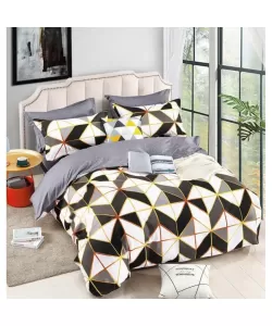 Lenjerie Pat 2 Persoane, 6 Piese Bumbac Finet, 760/141 Lenjerie Pat 2 Persoane, 6 Piese Bumbac Finet, 760/141