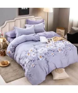 Lenjerie pentru Pat de 2 Persoane, 6 Piese, Bumbac Finet, 99.10/8 Lenjerie pentru Pat de 2 Persoane, 6 Piese, Bumbac Finet, 99.10/8