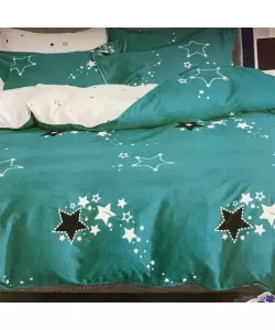 Lenjerie Stelute, Pat 2 Persoane, 6 Piese, Bumbac Finet, F20/17 Lenjerie Stelute, Pat 2 Persoane, 6 Piese, Bumbac Finet, F20/17