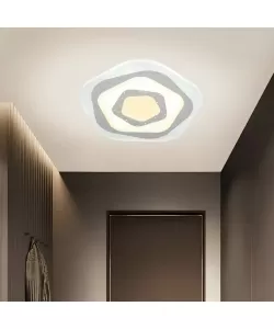 Lustra LED Pentagon 50W Alb