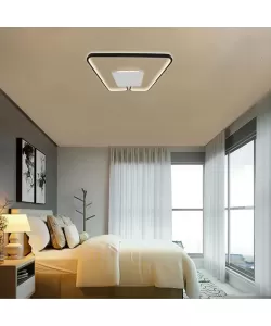 Lustra Anka cu Telecomanda, 106W, Dimabila, Negru