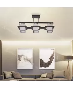 Lustra Aramis 3x E27 Negru