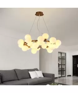 Lustra Arianna 25x G9 Alb Auriu