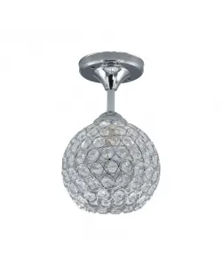 Lustra Atena, 1*E27, Crom, Metal si Cristal