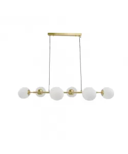 Lustra Capris, 6x E27, Metal, Auriu