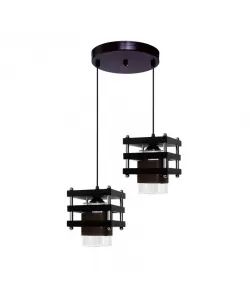 Lustra Castilio, 2*E27, Maro, Metal si Sticla