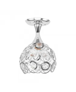 Lustra Chara Cristal, 1*E27, Metal, Crom