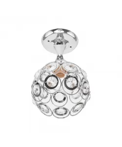 Lustra Chara Cristal, 1*E27, Metal, Crom