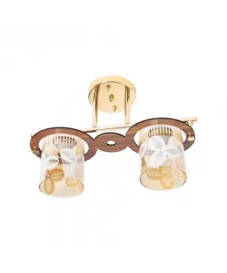 Lustra Dida, 2*E27, Metal, Auriu