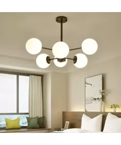 Lustra Koen 6x E27 Negru