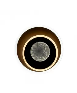 Lustra LED 3D Riley 30W Efect 3D Lumina Rece/Calda/Neutra Maro