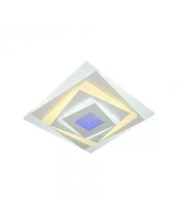 Lustra LED 3D RGB Scriso 21W Alb