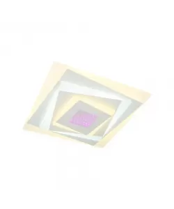 Lustra LED 3D RGB Scriso 21W Alb