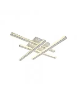 Lustra LED Abigaia cu Telecomanda, 2.4Ghz, 136W, Acril, Alb