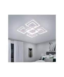 Lustra LED Adora cu 2.4 GHZ, Aplicatie IOS & Android, 230 W, Dimabila