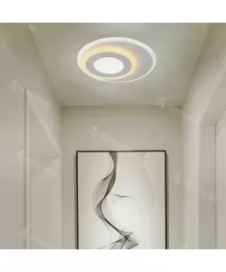 Lustra LED Afia, lumina Rece/Calda/Neutra, 30W, Alb