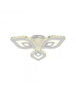 Lustra LED Amaya cu Telecomanda, 84W, 2.4GHz, Acril, Alb