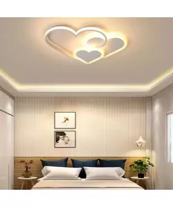 Lustra LED Ami cu Telecomanda, 45W, 2.4GHz, Dimabila, Acril, Alb Lustra LED Ami cu Telecomanda, 45W, 2.4GHz, Dimabila, Acril, Alb