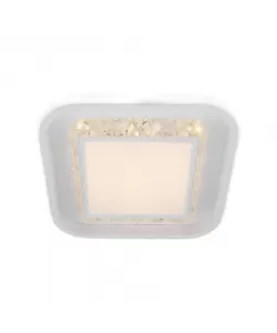 Lustra LED Analisa 48W, Cristal si Metal, Alb Lustra LED Analisa 48W, Cristal si Metal, Alb