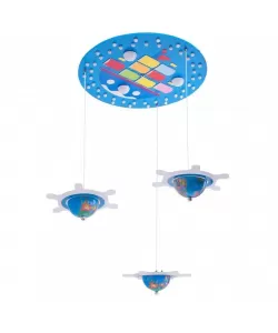 Lustra LED Ancora, 48W, Lumina Rece/Calda/Neutra