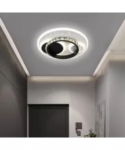 Lustra LED Andrea 30W Alb Negru