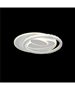 Lustra LED Andromeda cu Telecomanda, 144W, Dimabila, Alb