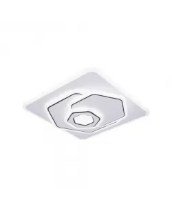 Lustra LED Aniela, 100W, Alb si Negru, Acril, Lumina Rece/Calda/Neutra