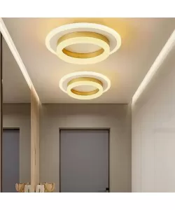 Lustra LED Anisah 33W Alb Auriu