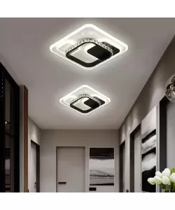 Lustra LED Ariella 20W Alb Negru