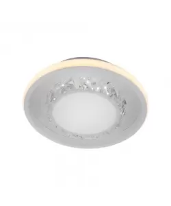 Lustra LED Briana 48W, Cristal si Metal, Alb Lustra LED Briana 48W, Cristal si Metal, Alb