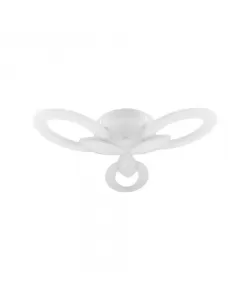 Lustra LED Calista cu Telecomanda, 2.4Ghz, 60W, Acril, Alb