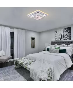 Lustra LED Camelie, 36W, Lumina Rece/Calda/Neutra